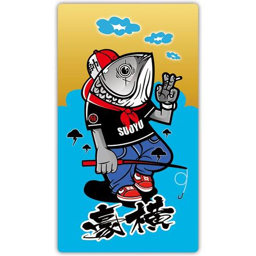 钓箱贴纸盖贴25L26L28L29L30L35L40L42L45升鱼图多型号可选美女图