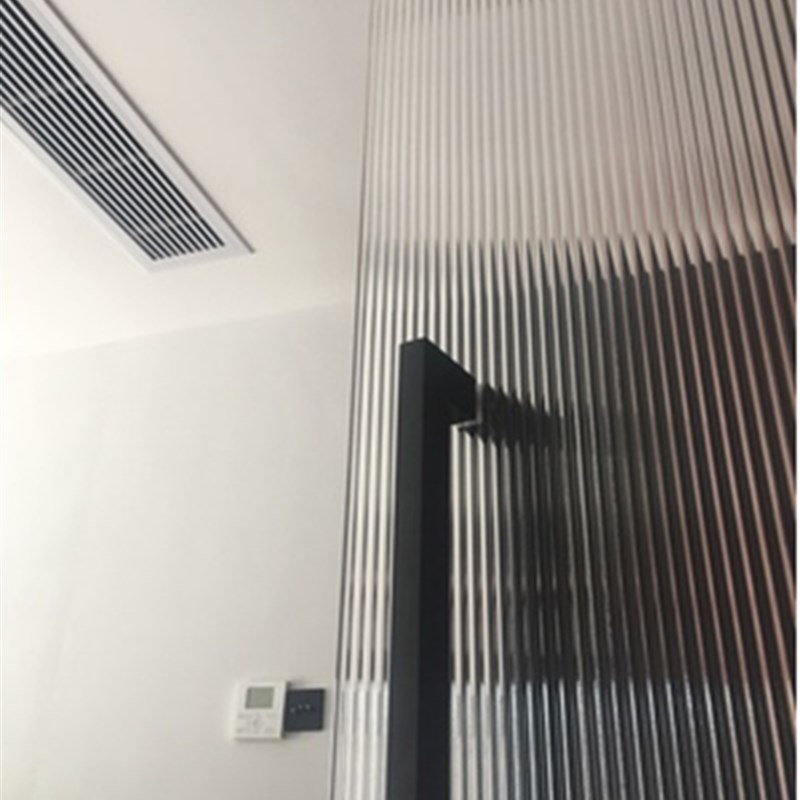 欧式现代 哑漆黑色玻璃门拉手 不锈钢/大门把手 V木移推扶KTV