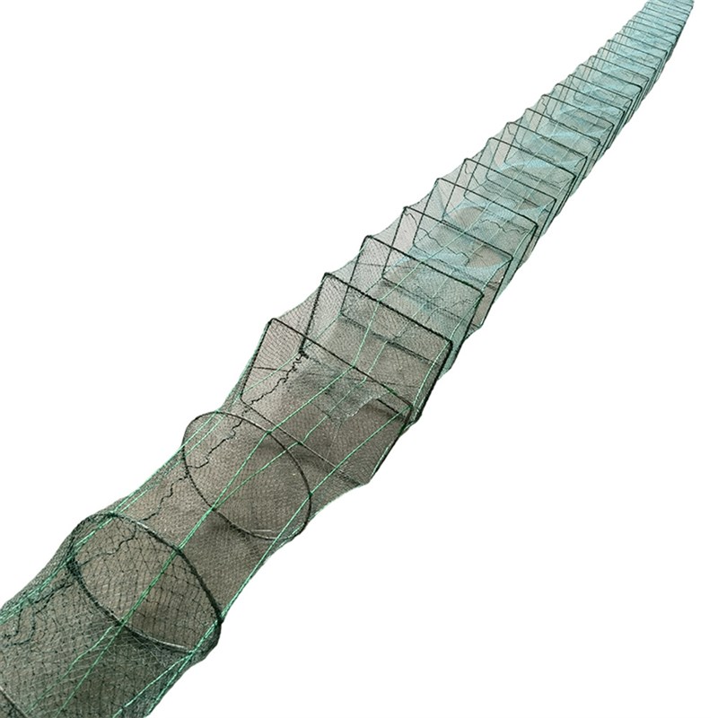 36节4股12im聚乙烯高密度编织虾笼 小龙虾养殖网箱 加粗鱼笼有结