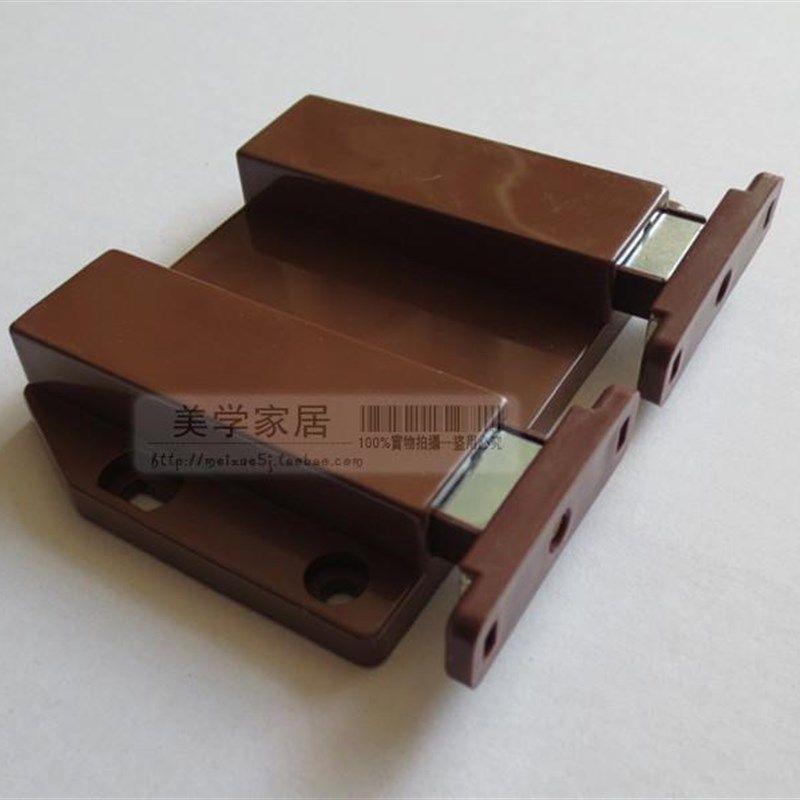 新款隐形门碰珠按压式弹跳门吸外开门专用拍门器反弹器双弹咖啡色,基础建材,碰珠,淘宝优惠券,粉丝福利购,淘宝优惠卷