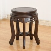 榆木鼓凳仿古中式 实木圆凳做顿古筝凳子客厅茶几矮凳餐桌凳子家用
