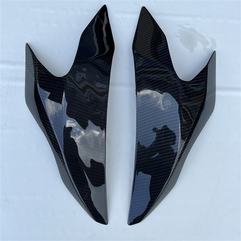 适用于新款赛600 赛800 改装赛1000纯干碳定风翼干Y碳纤维排气罩