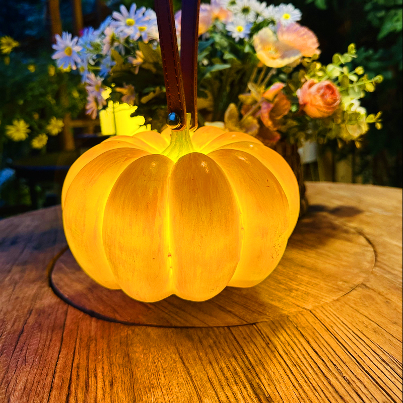 户外防水庭院灯花园装饰灯别墅景观灯室外南瓜手提灯X太阳能草坪