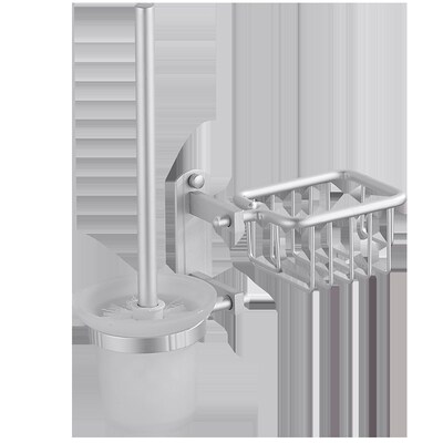 马桶刷套装创意免打孔吸壁式卫生间放洗厕所刷子的架子壁挂挂墙式