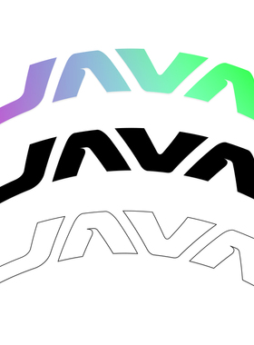 JAVA佳沃451轮组贴纸小轮车折叠车反光贴单车防水20寸碳轮圈406