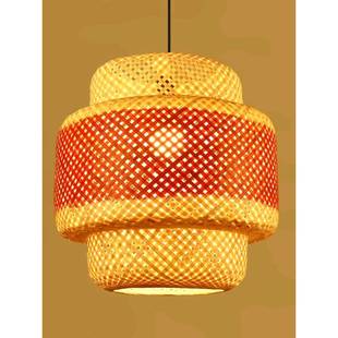 婚庆道具竹艺竹编灯笼新中式婚庆饭店餐厅火锅店创意民宿卧室吊灯