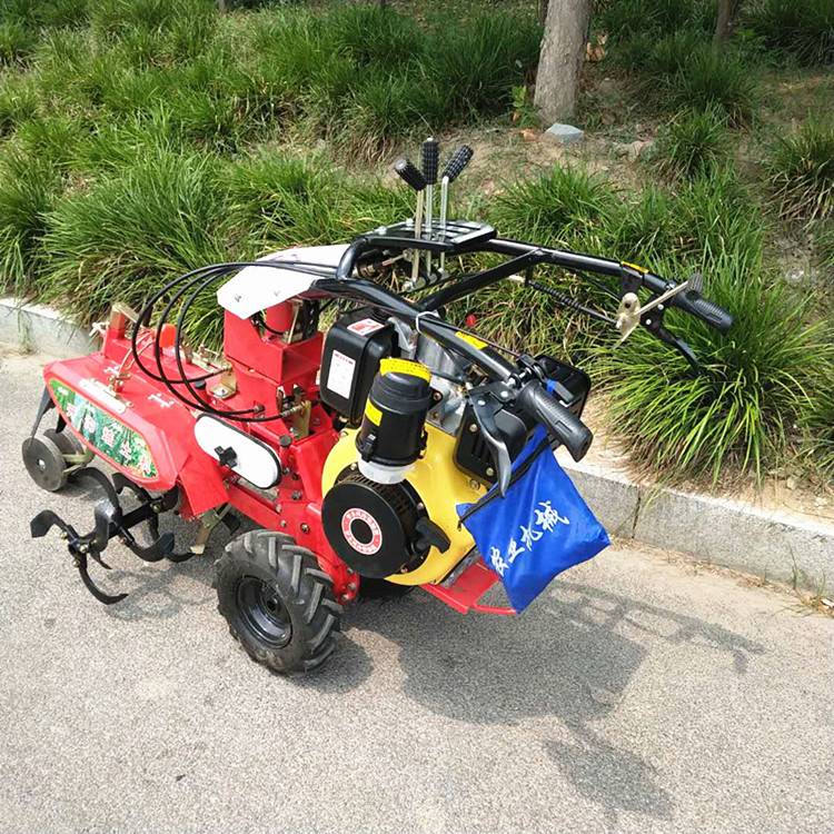 188大葱大姜开沟培土机 电启动田园管理机 自走式田园管理机