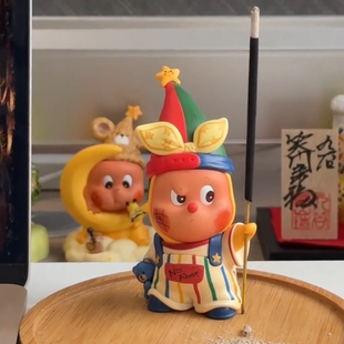 办公潮玩摆件泡泡盲盒星星人手办改娃萌粒车载玩具小挂件公仔礼物