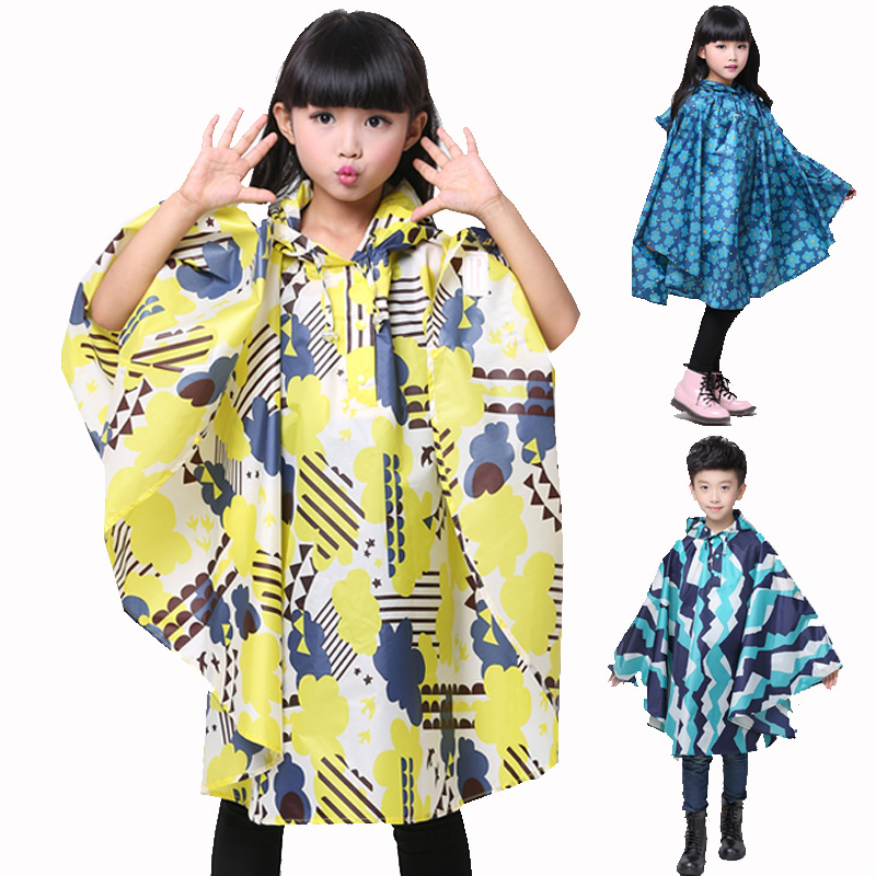 斗篷式儿童雨衣男童韩版可爱小学生雨披防水母子连体水衣公主女孩