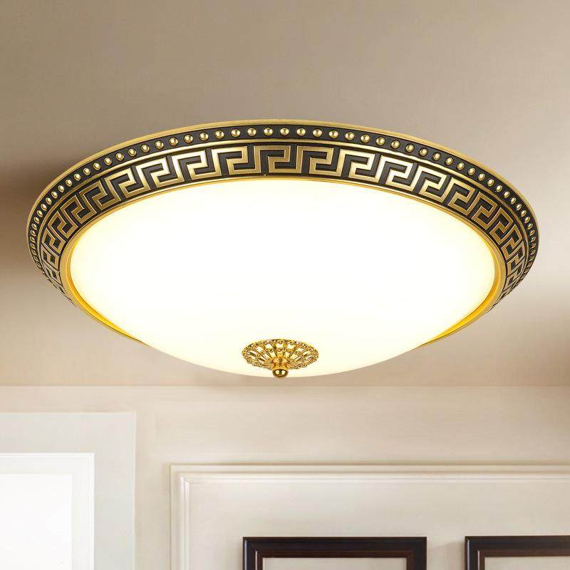 现代卧室吸顶灯美式简约创意灯个性阳台玄关铁艺圆形吸顶灯具,特色手工艺,其他特色工艺品,淘宝优惠券,粉丝福利购,淘宝优惠卷