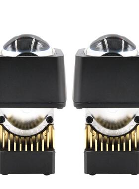 新款热卖1.5寸M10矩阵透镜智能大功率LED大灯白黄远近超亮聚光