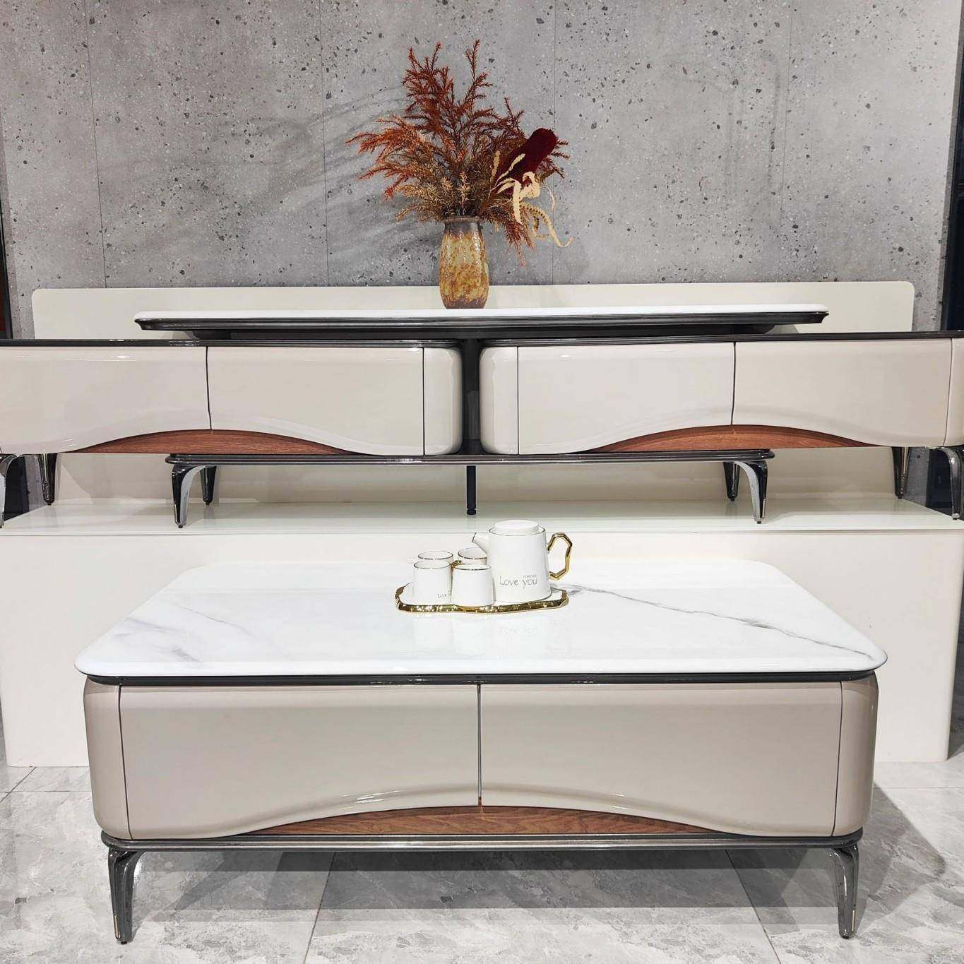 现代轻奢天然大理石科技石岩板电视柜家用高端茶几电视柜客厅高级,纺织面料/辅料/配套,纺织机械配件,淘宝优惠券,粉丝福利购,淘宝优惠卷