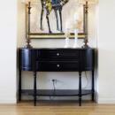 意式 轻奢进门玄关柜现代简约门厅玄关桌走廊隔断端景台入户玄关台