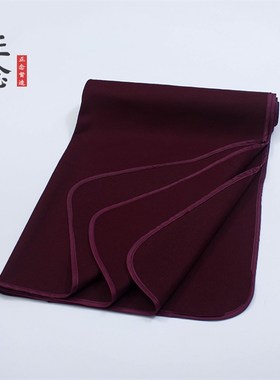【正念】藏红色毛呢披肩打坐披D风禅修斗篷静坐毯盖毯()