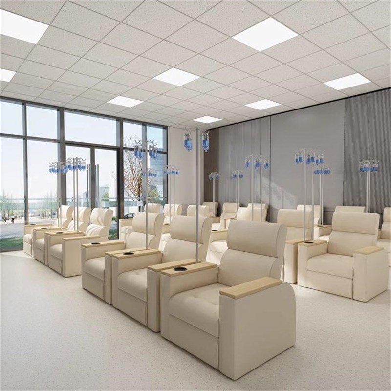 输液沙发椅诊所候诊吊s水点滴椅子木扶手豪华电动可调节款