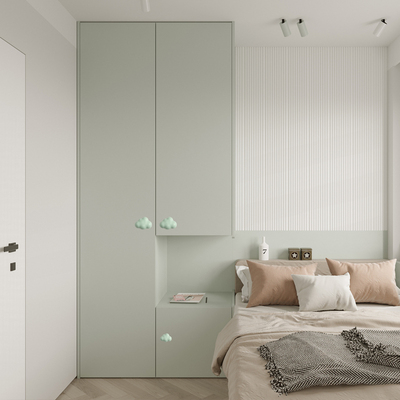 儿童房大云朵拉手现代简约高档一门到顶衣柜柜门柜子抽屉大小把手