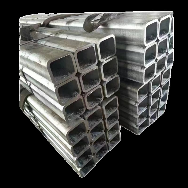 q355b无缝方管伸缩套管大小口径扁方通钢管厚壁矩形方管钢材切割