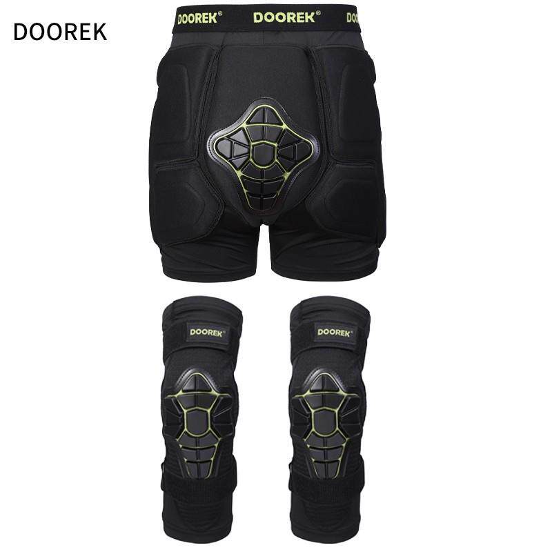 DOOREK滑雪滑板轮滑护臀护膝防摔硅胶智能缓冲分子户外装备护具