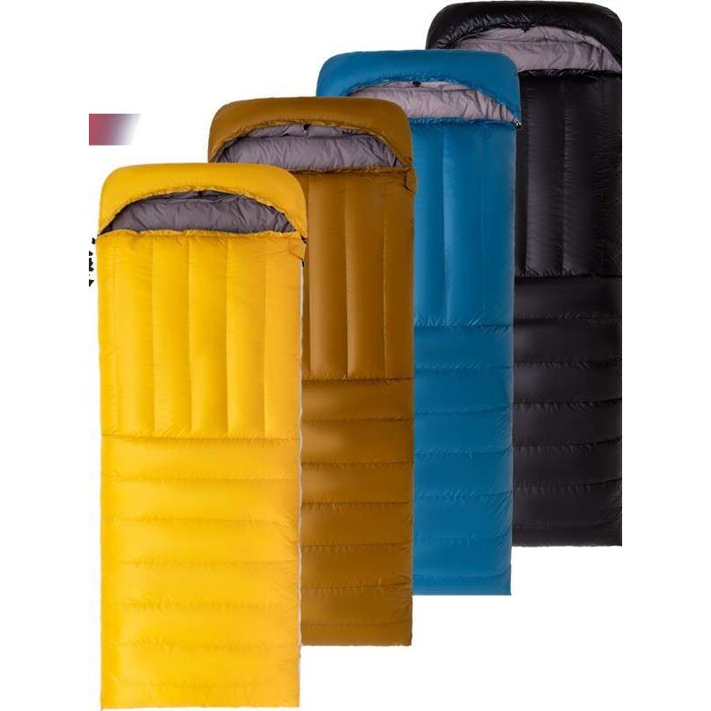 新款魔蝎羽绒睡袋成人户外露营抗寒零下30度加厚信封可拼双人睡袋