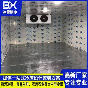 水果蔬菜保鲜冷藏库商用肉类海鲜速冻库小型冷库制冷全套设备急冻