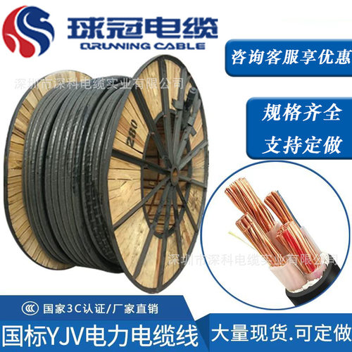 宁波球冠充电桩电缆YJV380V