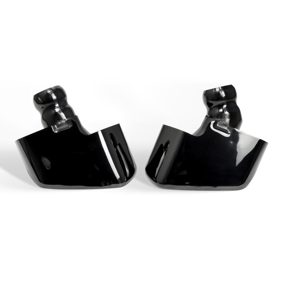 适用于宝马5系G30G38/MP/Performance黑色不锈钢排气管消声器尾喉