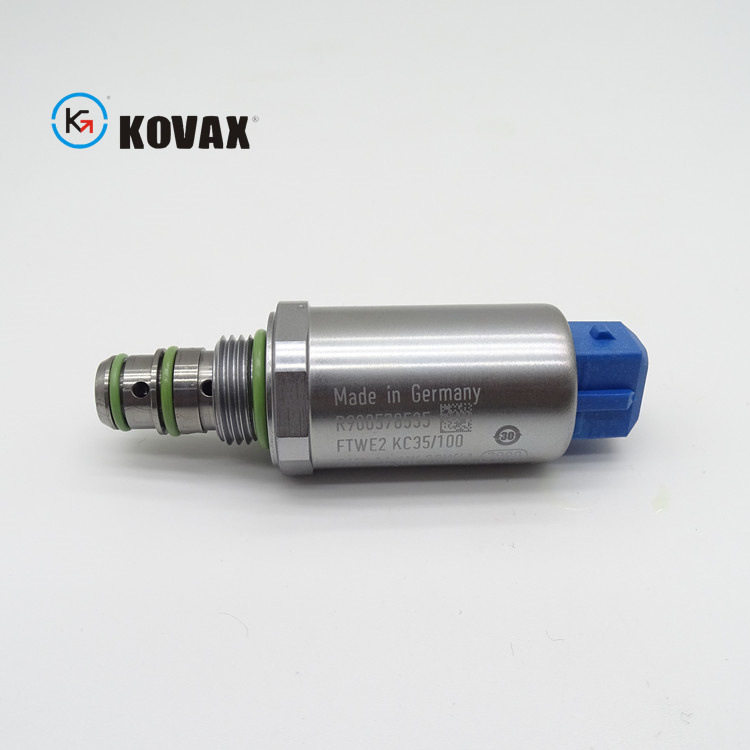 KOVAX R900578535 24V挖掘机液压泵比例电磁阀 电控分配阀电磁阀