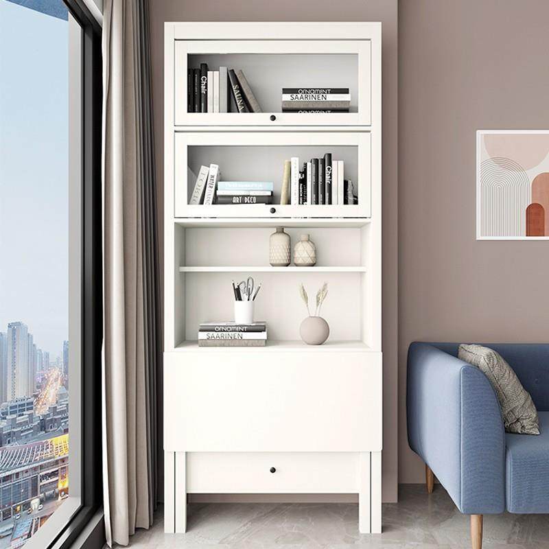 美式书桌书架一体家用学生电脑桌可折叠写字台卧室书柜连体学习桌,金属材料及制品,金属加工件/五金加工件,淘宝优惠券,粉丝福利购,淘宝优惠卷