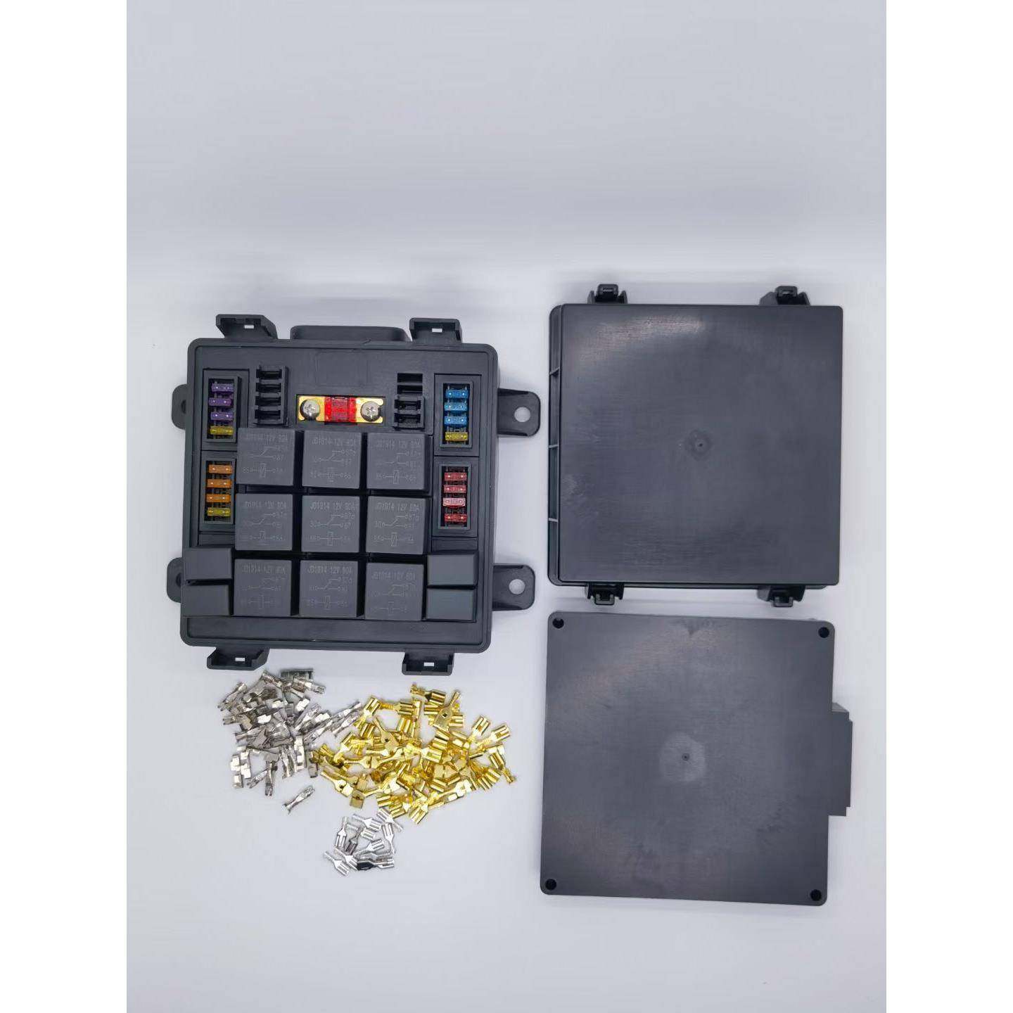 中央电气盒多路汽车继电器盒保险丝盒多路汽车保险丝座,清洗/食品/商业设备,风口/风叶/风机配件,淘宝优惠券,粉丝福利购,淘宝优惠卷