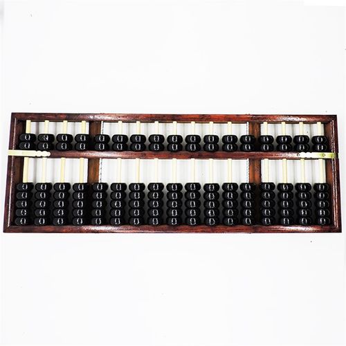 红17行仿古老式算盘 招财生财 大号算盘 硬木红老款算盘 木制算盘