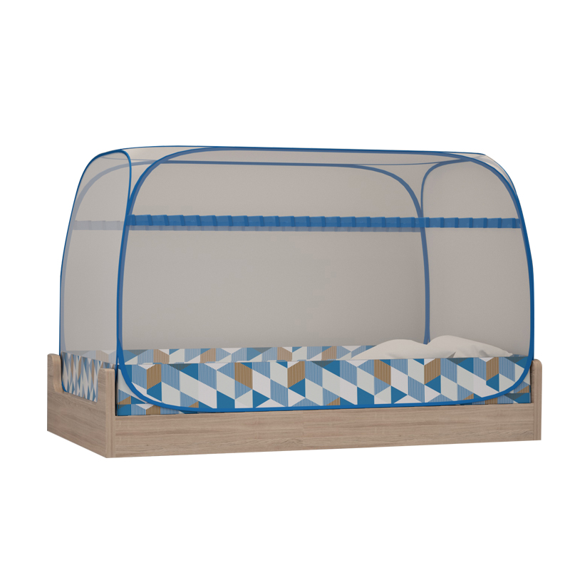 蚊帐学生宿舍上下床1.q2m免安装蒙古包上铺0.9米单人子母床可折叠