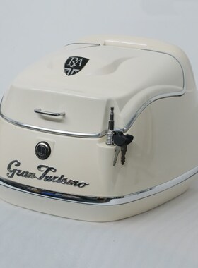 适用于RA GT150尾箱摩托车后备箱复古载物箱大容量行李箱改装配件