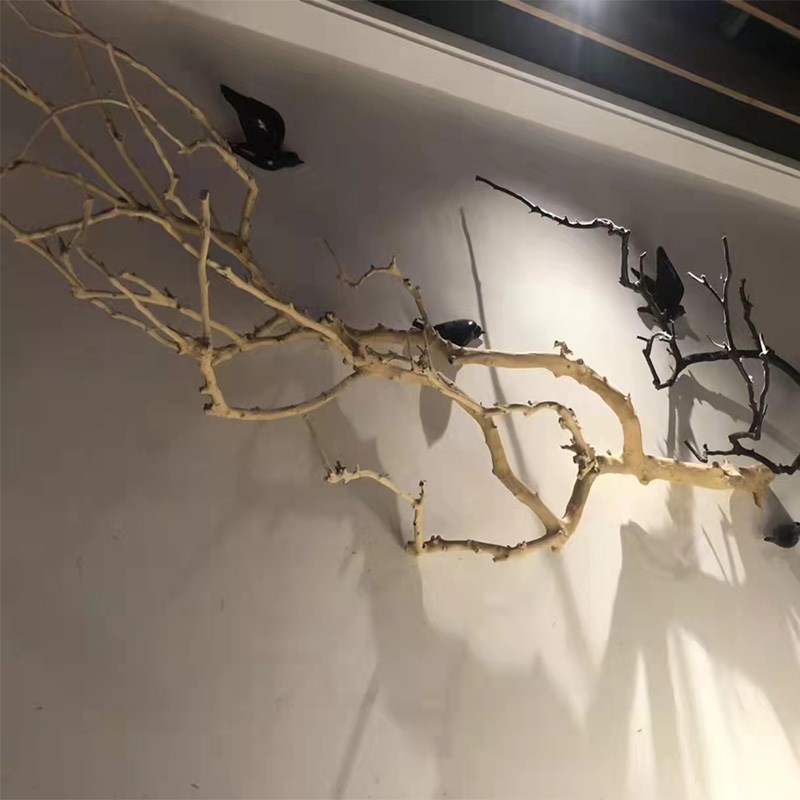 干树枝造景干枝树干许愿树枯树室B内庭院造型树枝干原木树枝装饰