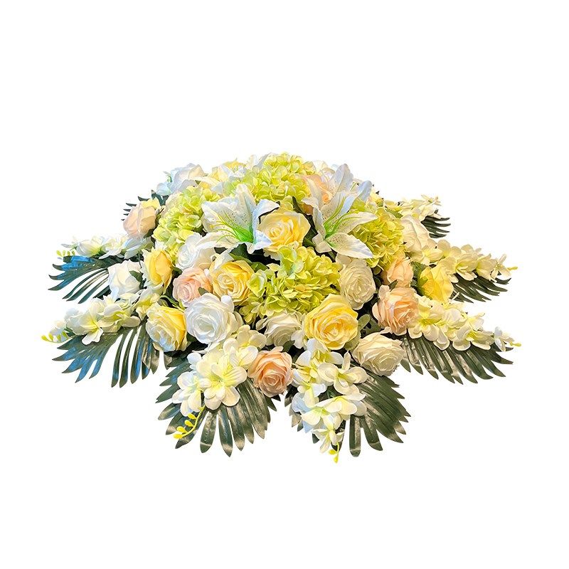 餐桌花摆花清新大圆桌中间假花酒店转盘摆件包厢仿真花台花装饰花,鲜花速递/花卉仿真/绿植园艺,仿真花,淘宝优惠券,粉丝福利购,淘宝优惠卷