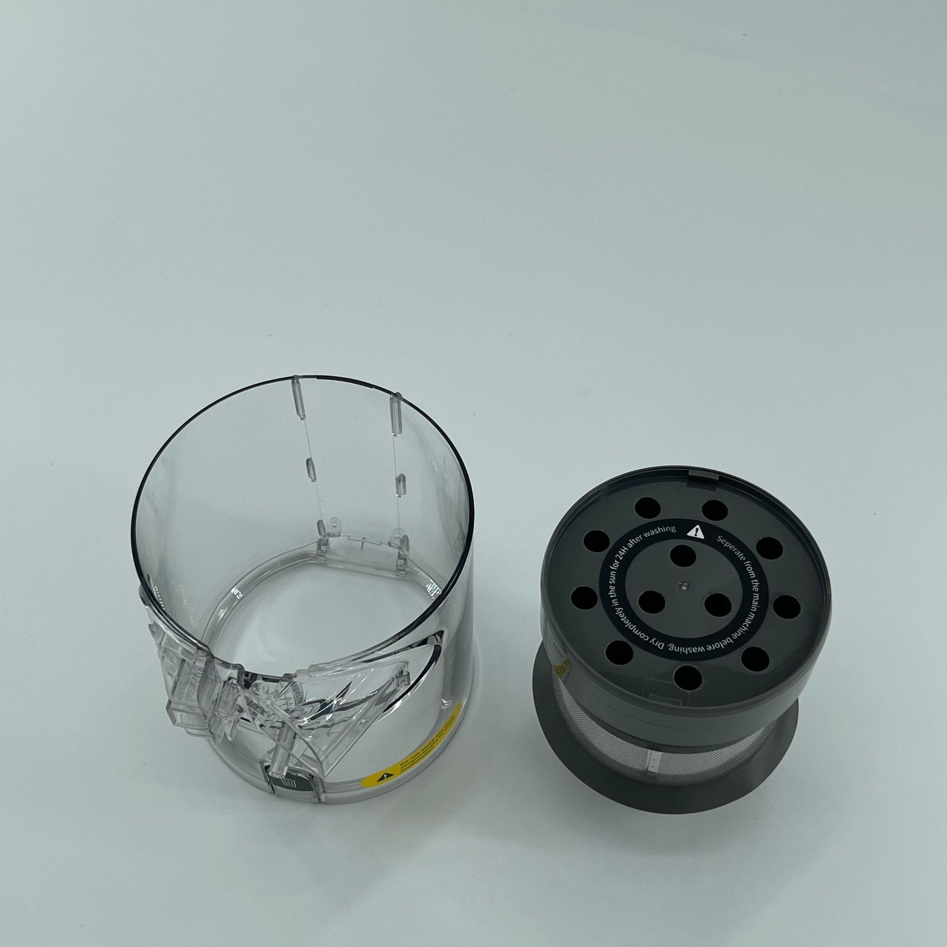 追觅V12pro吸尘器集尘杯过滤器底盖尘集盒气旋垃圾过滤透明桶配件