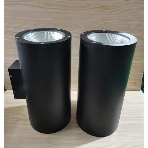 源头厂家供应室外防水圆形上下照LED壁灯直径200双头壁灯JB202