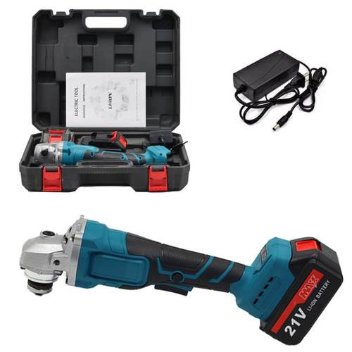 21V无刷锂电100mm125mm型电动角磨机充电抛光机角向磨光机切割机