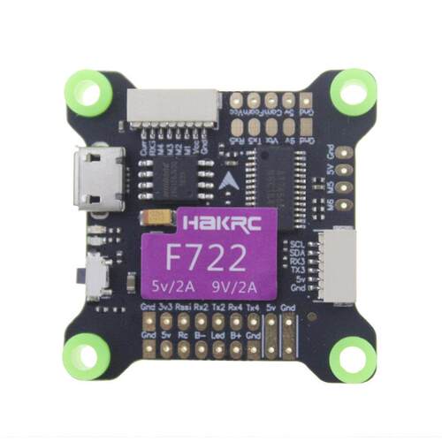 HAKRC穿越机竞速F7飞控5V9V双BEC内置OSDF722飞控