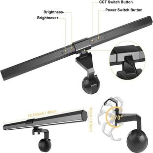 屏幕挂灯显示器触摸灯电脑灯usb办公阅读屏幕补光护眼挂灯