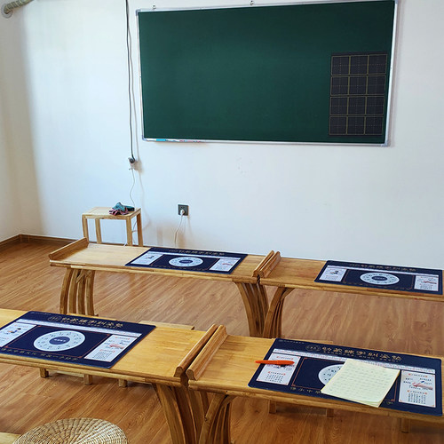 中式实木小学书教室课国椅美术桌绘画桌幼儿园桌学桌书法桌生画桌