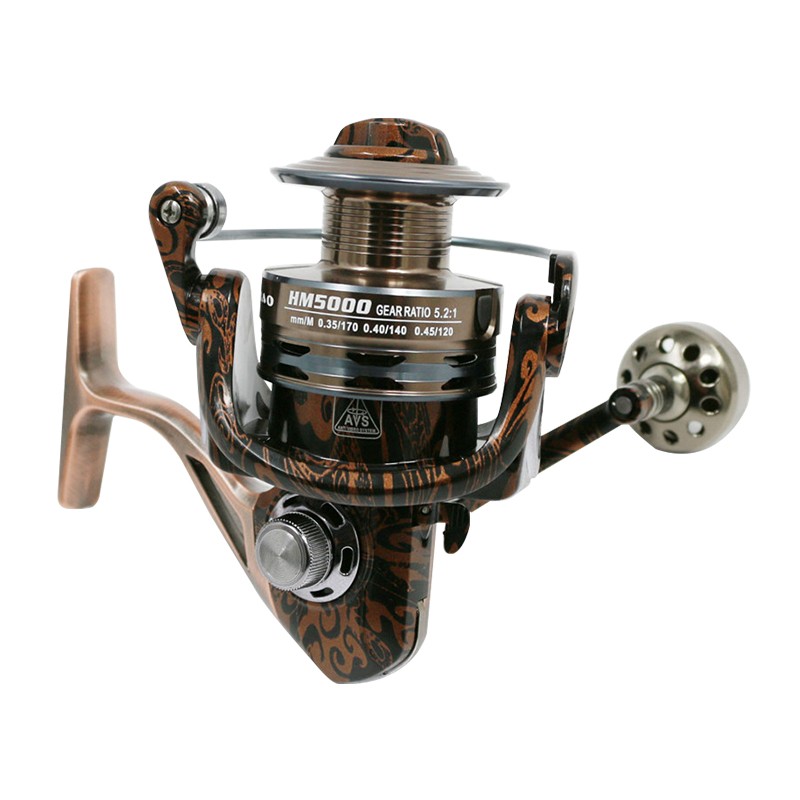 全金属渔轮鱼线轮13轴德宝HM纺车轮RS锚鱼轮海竿轮海杆远投路亚轮