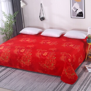 炕单单件加长大床单双人床单榻榻米床单土炕单秋冬磨毛农村大炕单