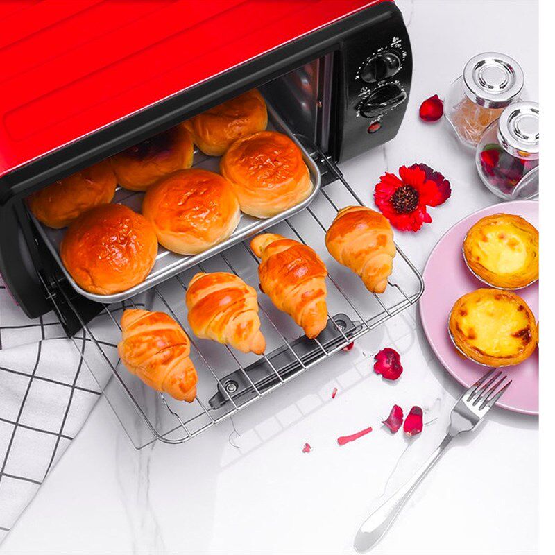 小电烤箱烤家用小型烘焙多功能早餐机家庭宿舍烤箱12L