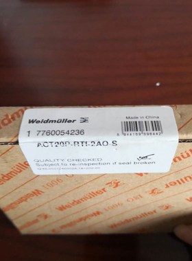 一进二出热电阻温度变送隔离器 7760054236 ACT20P-RTI-2AO-S