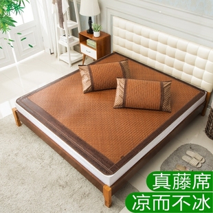 藤席天然纯藤1.8米野生真藤凉席手工编织正宗古藤席1.5m1.2蔑席