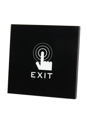 黑色新款触摸式门l禁出门开关蓝色背光防雨水白色触摸触摸开门按