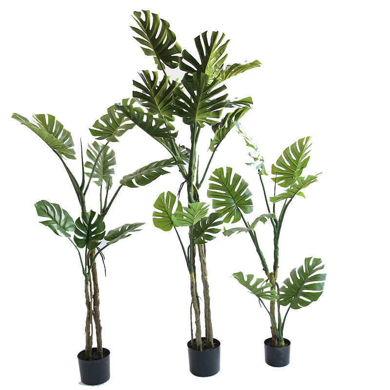 大型仿真绿植旅人蕉芭蕉树龟背竹落地室内橱窗植物角设计造景装饰