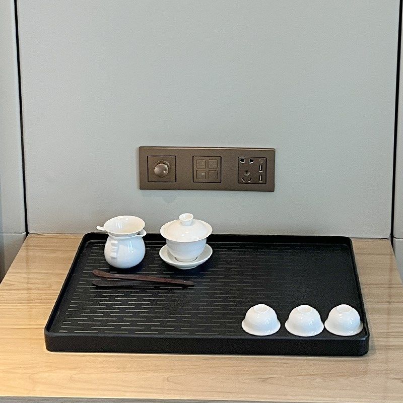 tray大号约50CM托盘长方形茶盘水杯盘客厅家用咖啡机酒店收纳盘