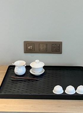 tray大号约50CM托盘长方形茶盘水杯盘客厅家用咖啡机酒店收纳盘