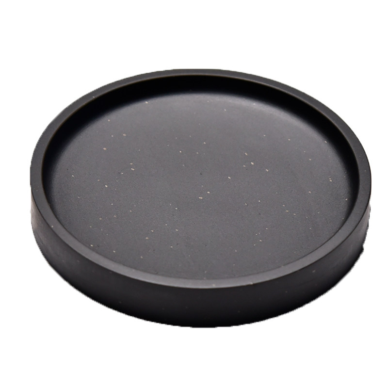 砚台小楷专业书法歙砚仿古圆砚实用砚台金星文房四宝书法笔添壶承